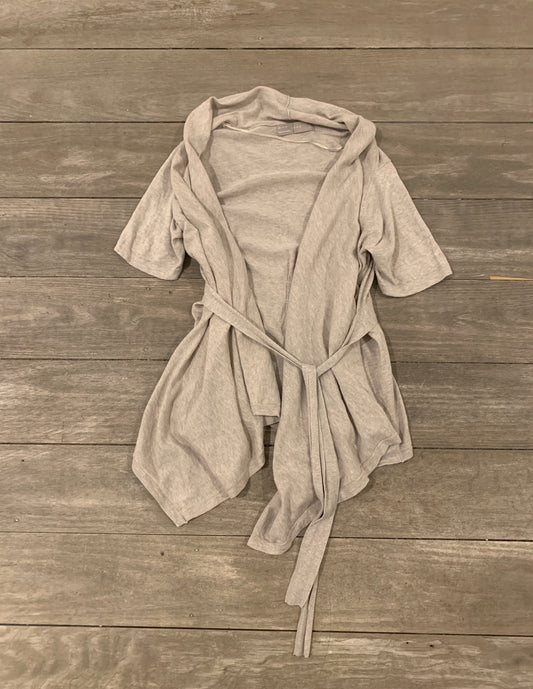 flowy lace up cardigan size m