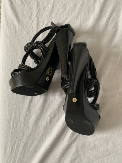 burberry prorsum cable knotted heels size 38