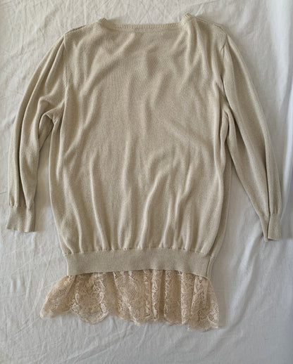 blugirl lace top size xs/s