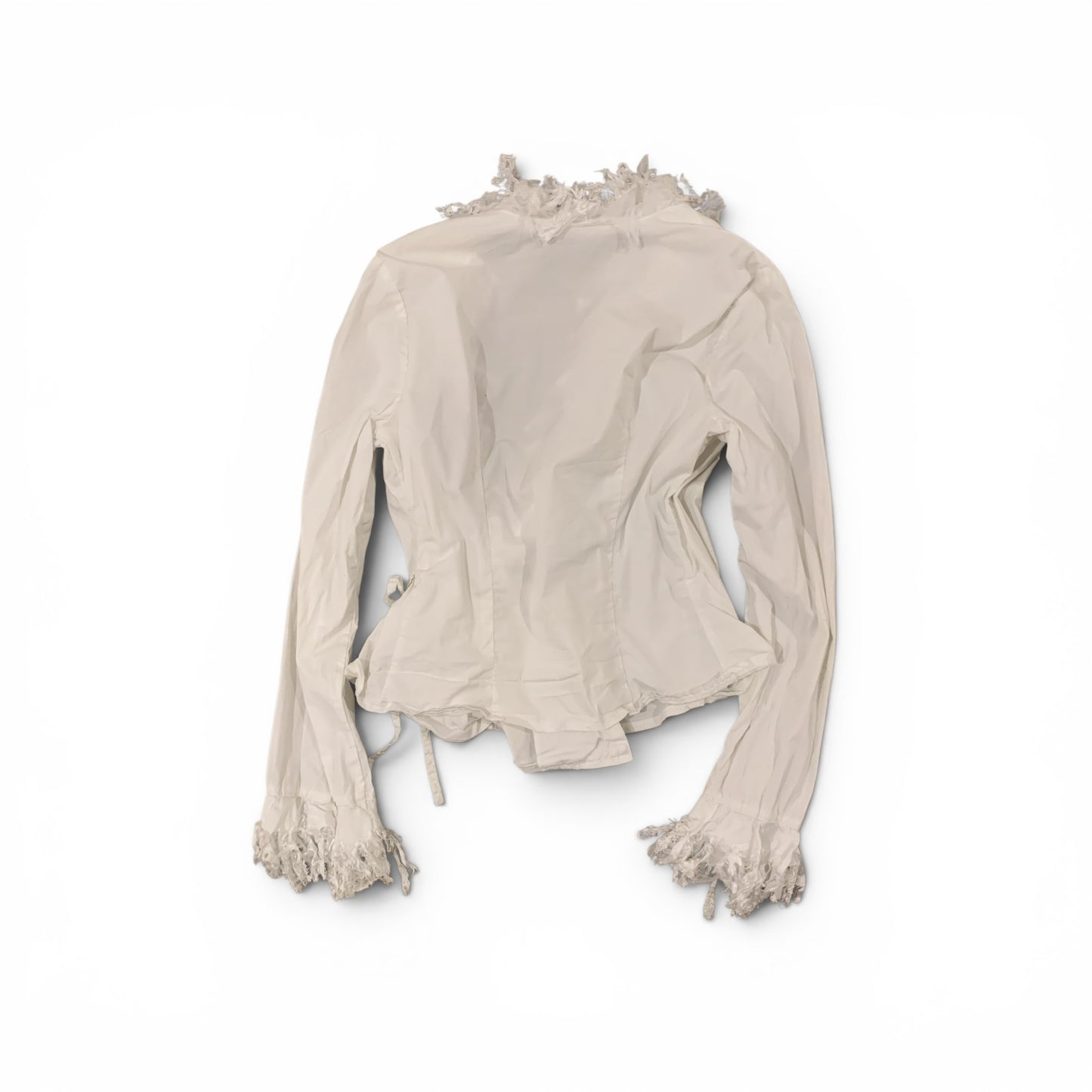 feather wrap blouse size s/m