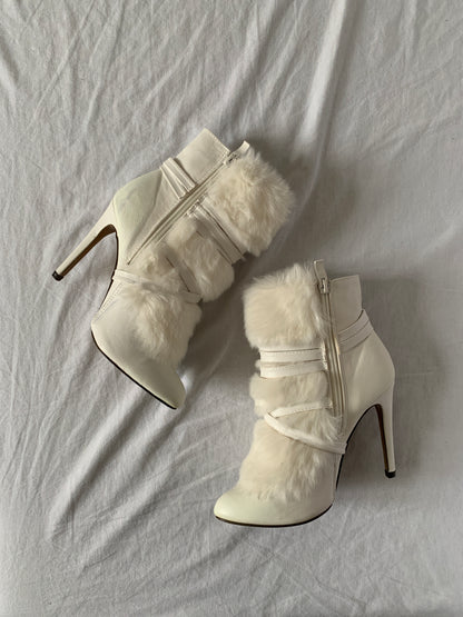 fur heels size 36/37