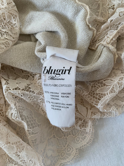 blugirl lace top size xs/s