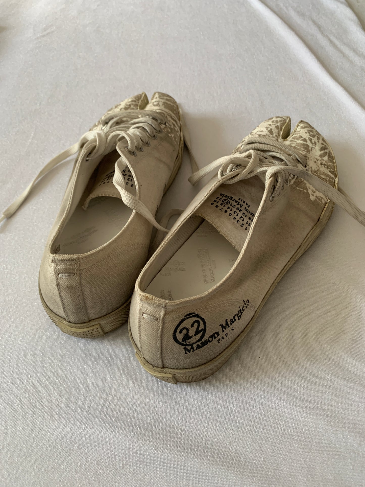 canvas margiela tabis 39
