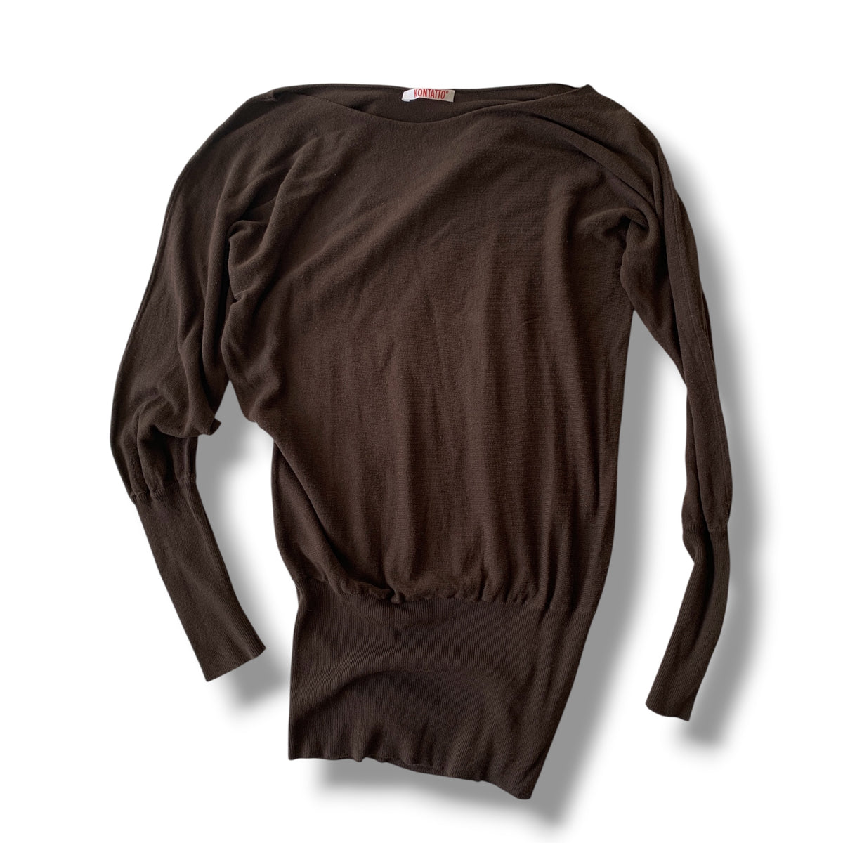 brown dress size s