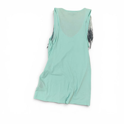 mint fringed top size s