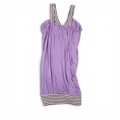 purple glitter long top / short dress size xs/s