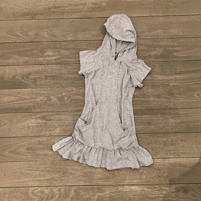 ruffled long top / short dress size s