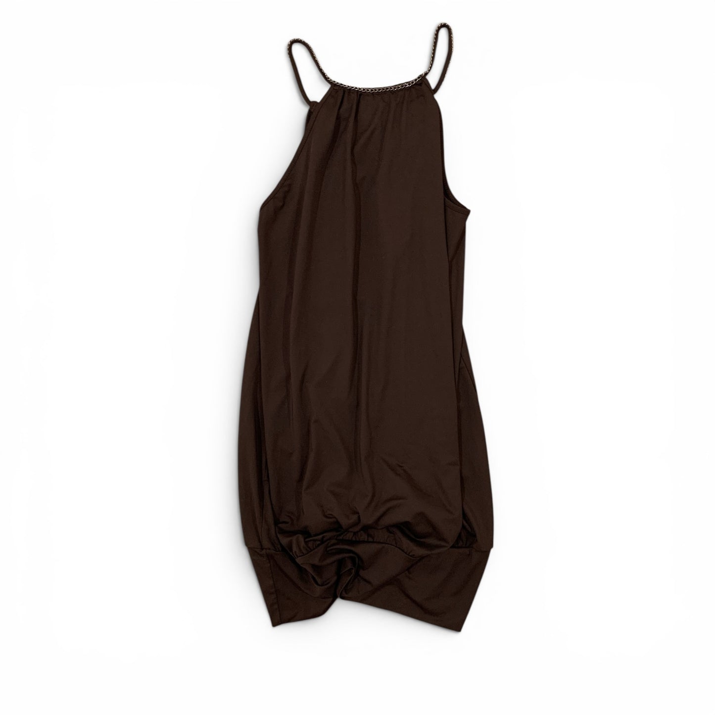 glitter chain long top / short dress size s