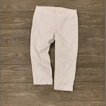 white capri pants size s
