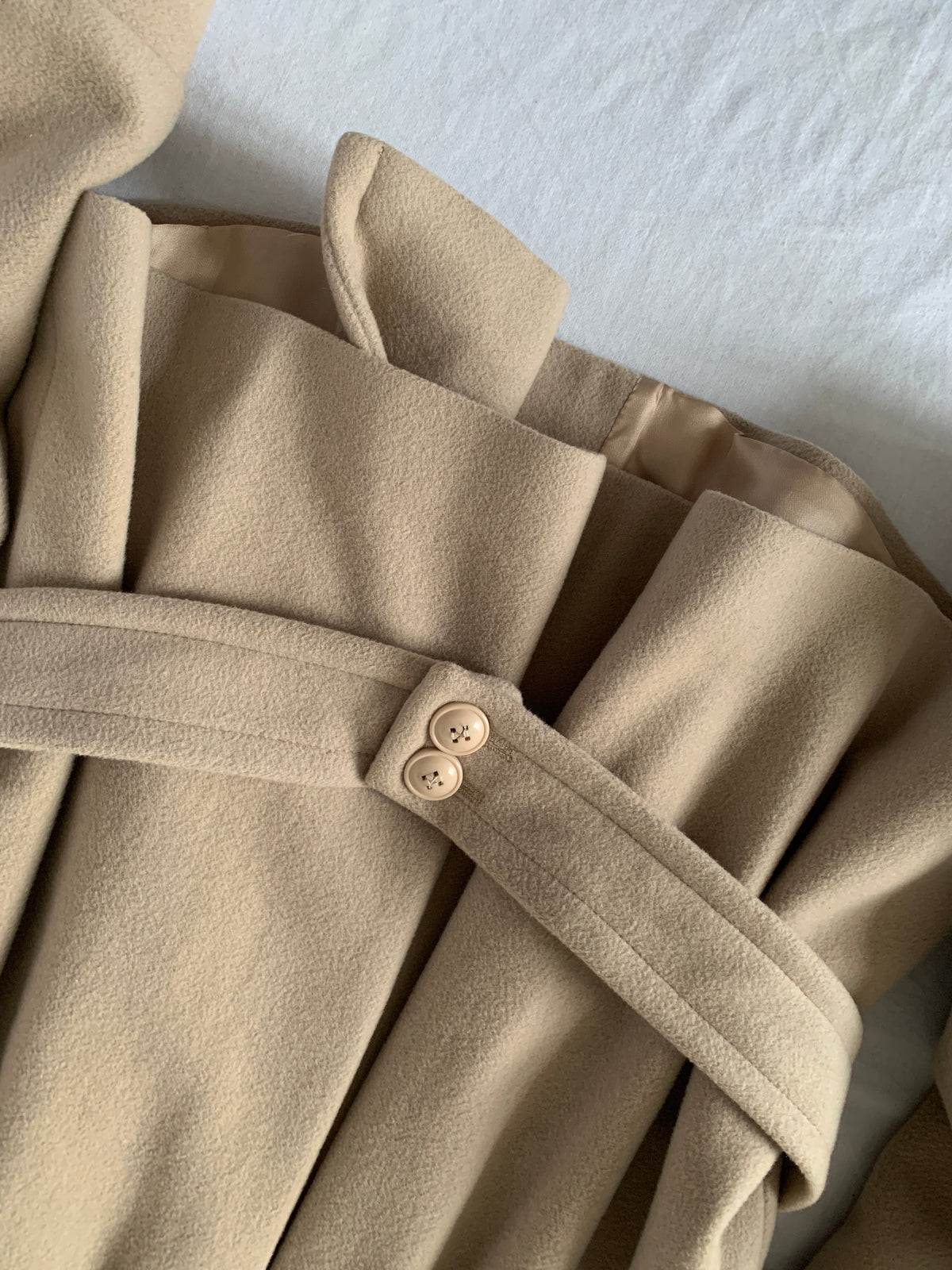 hooded twinset peacoat size s