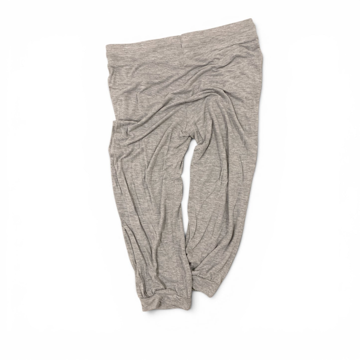 grey yoga mom capris size s/m