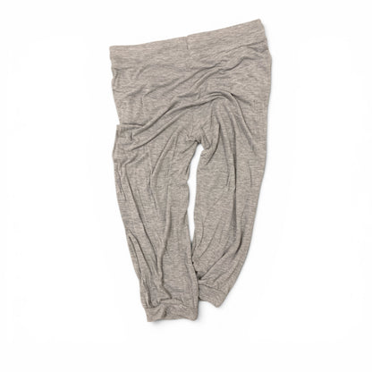 grey yoga mom capris size s/m