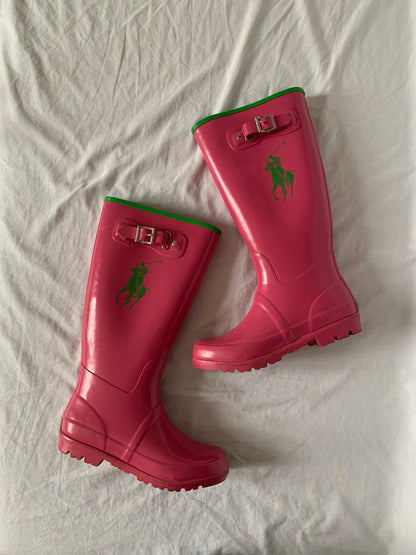 ralph lauren rain boots size 37