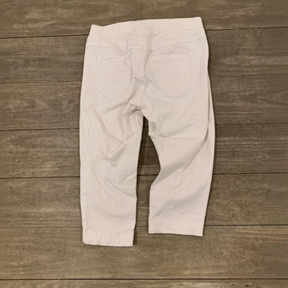 white capri pants size s