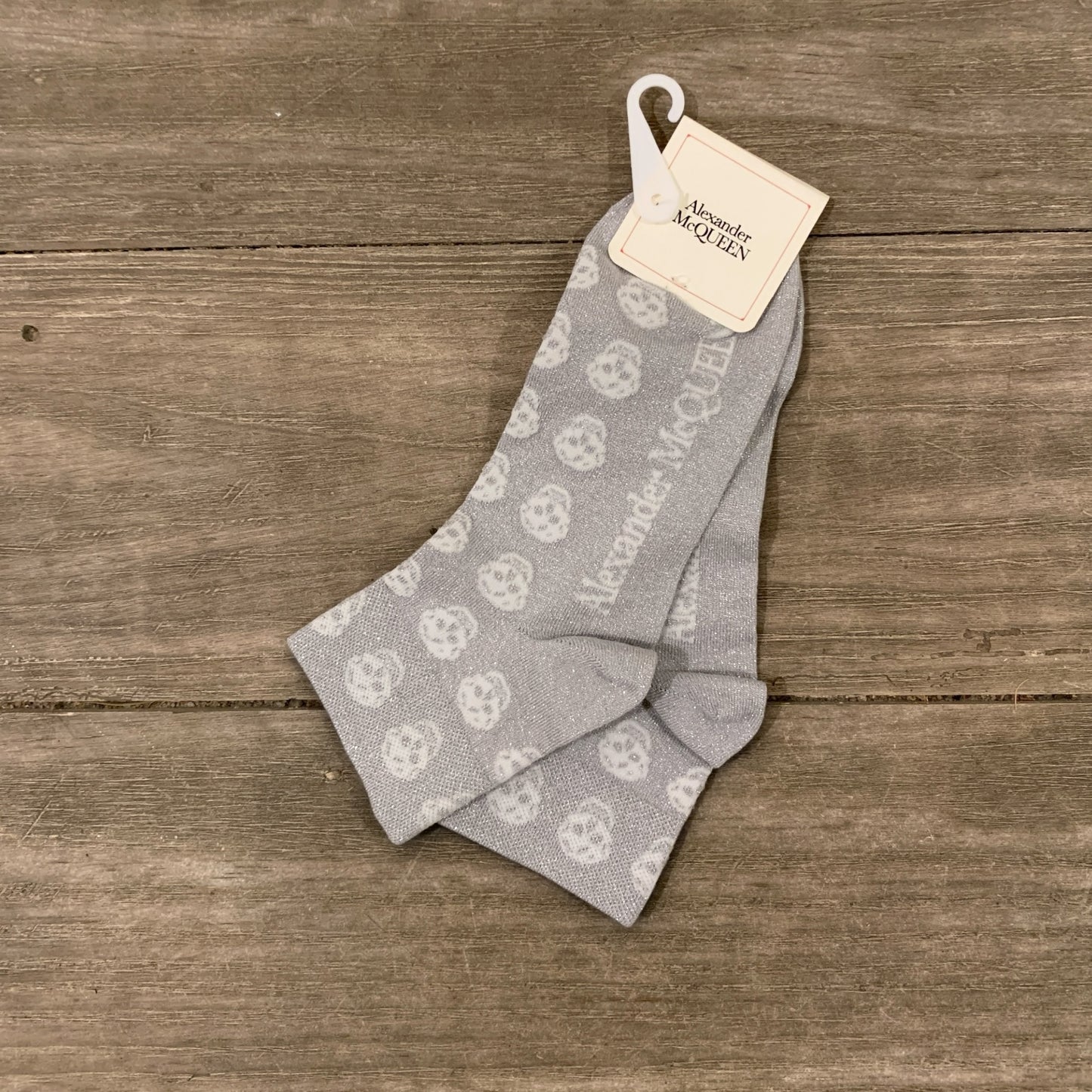 alexander mcqueen glitter socks 37