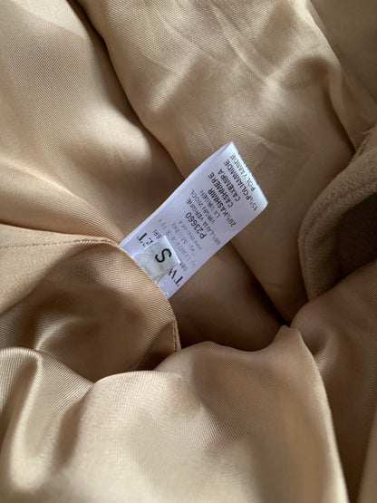 hooded twinset peacoat size s