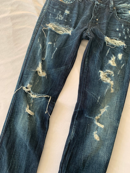diesel jeans size xs/s