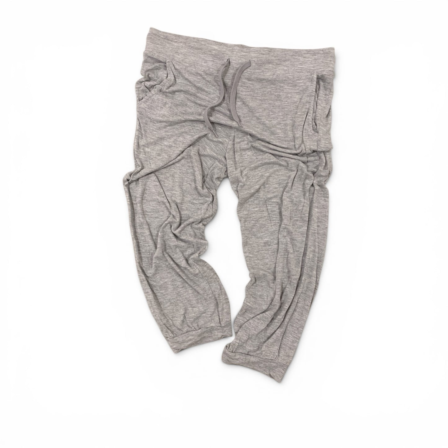 grey yoga mom capris size s/m