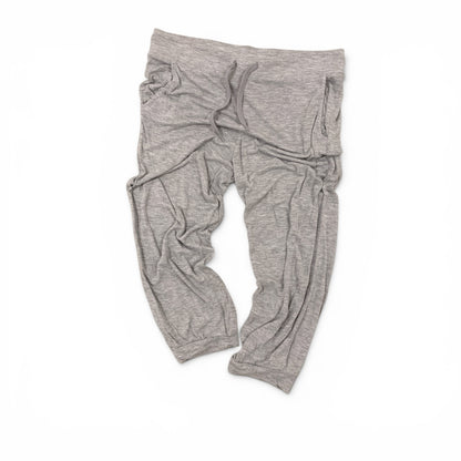 grey yoga mom capris size s/m
