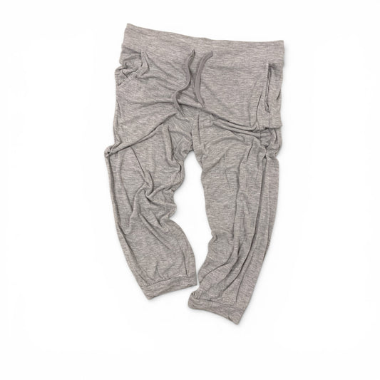 grey yoga mom capris size s/m
