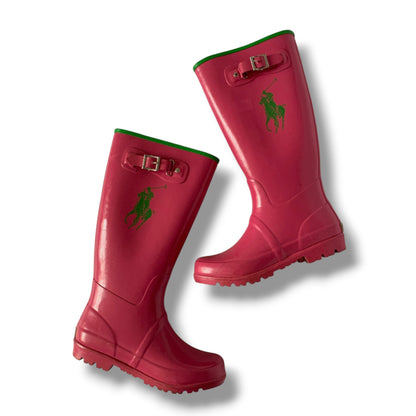 ralph lauren rain boots size 37