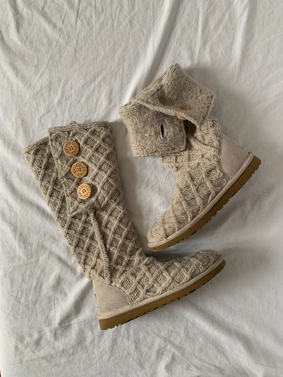 knitted ugg boots size 36