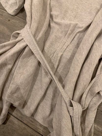 flowy lace up cardigan size m
