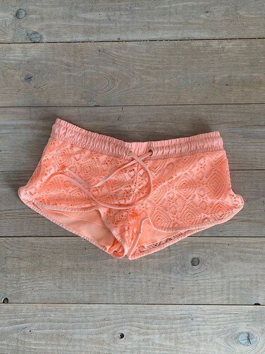coral tumblr shorts size xs