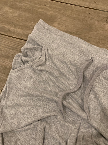 grey yoga mom capris size s/m