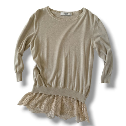 blugirl lace top size xs/s