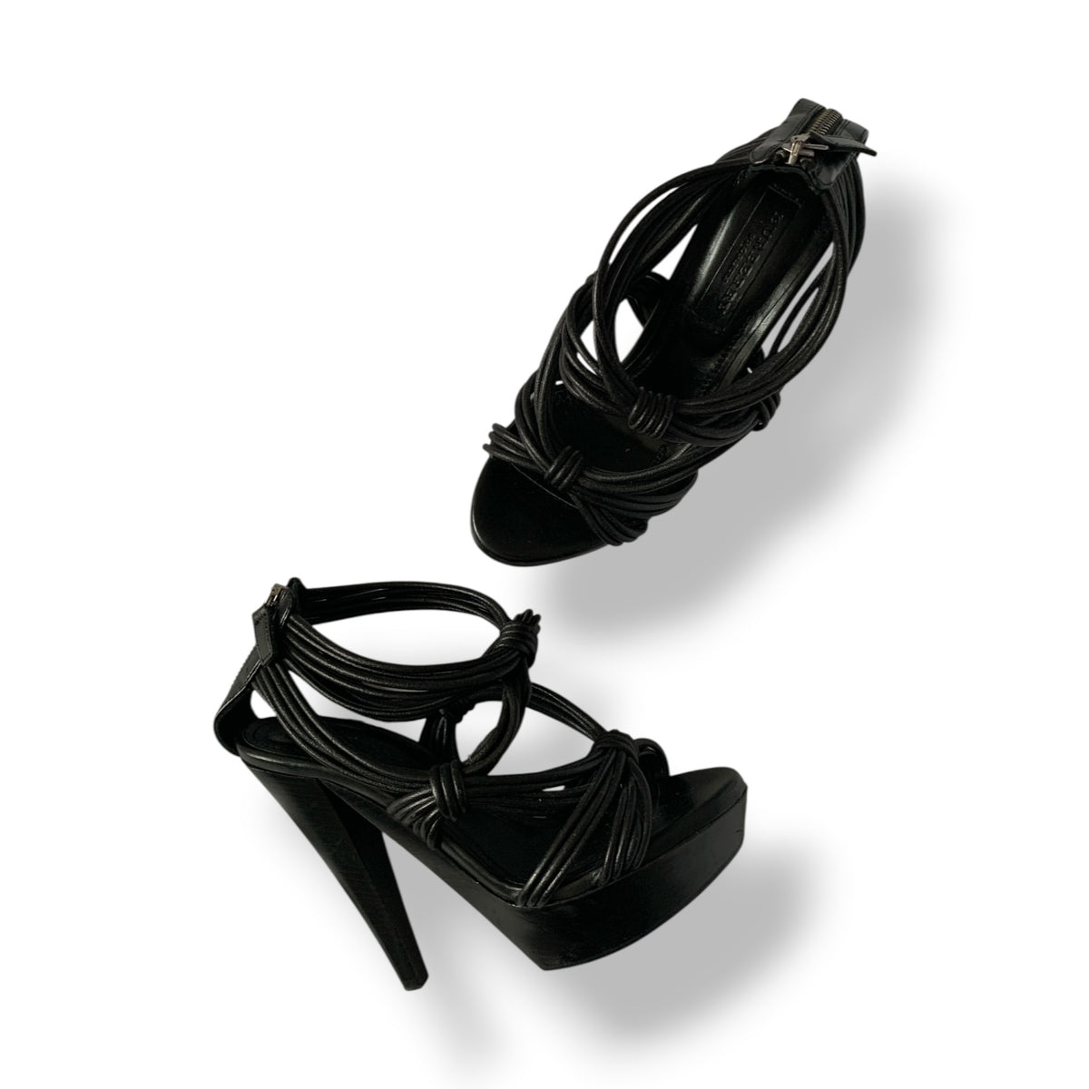 burberry prorsum cable knotted heels size 38