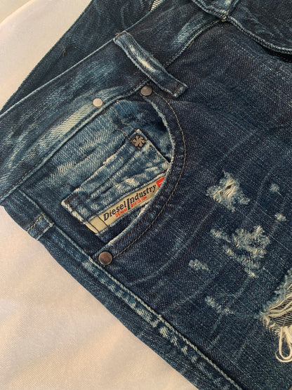 diesel jeans size xs/s