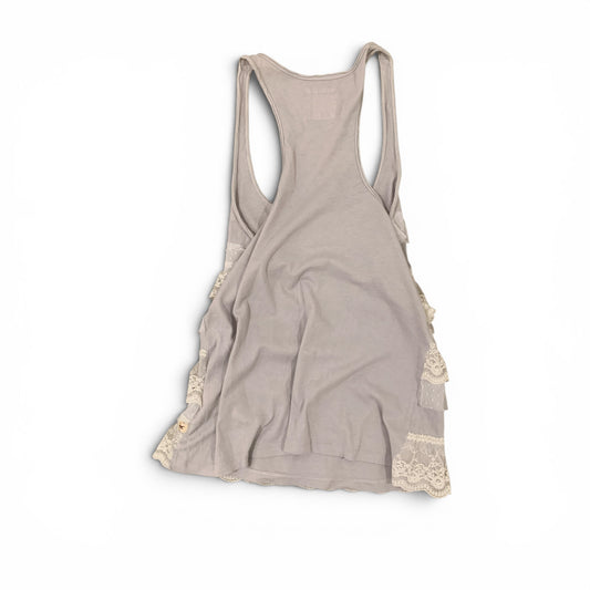 hollister lace ruffle top size m