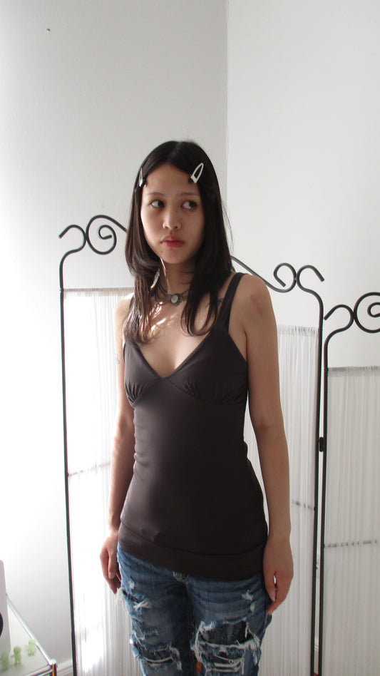 brown top size s