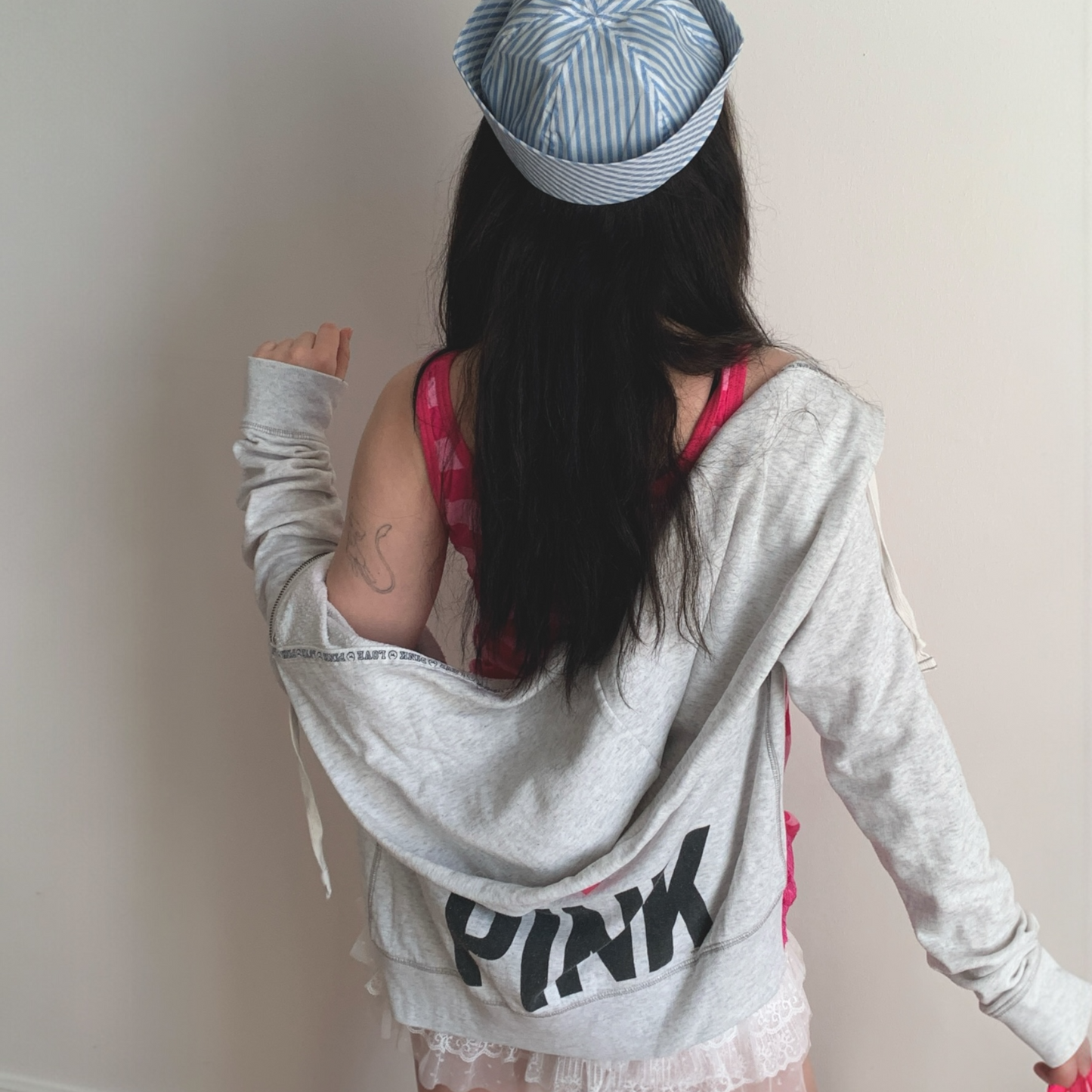 pink zip up size s/m