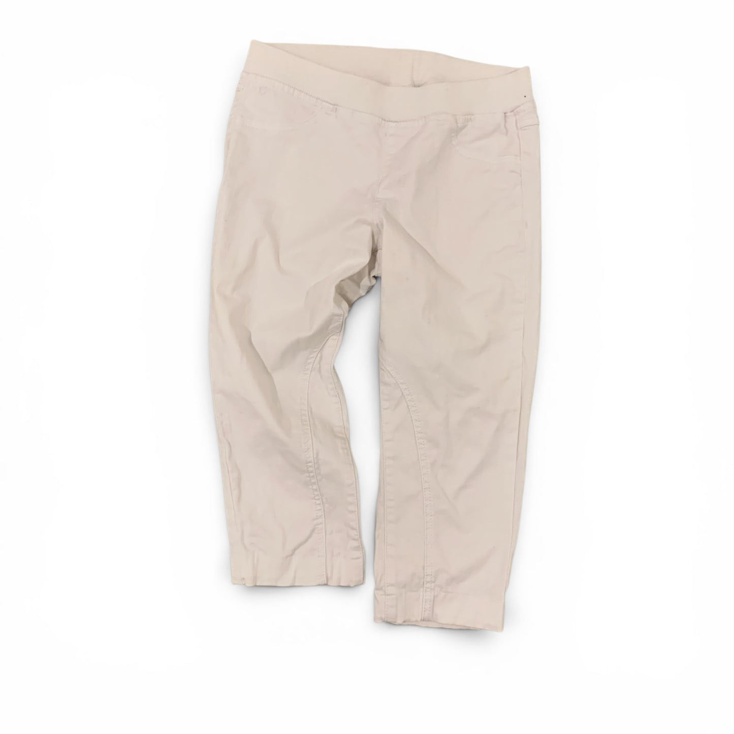 white capri pants size s
