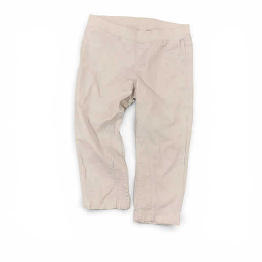 white capri pants size s