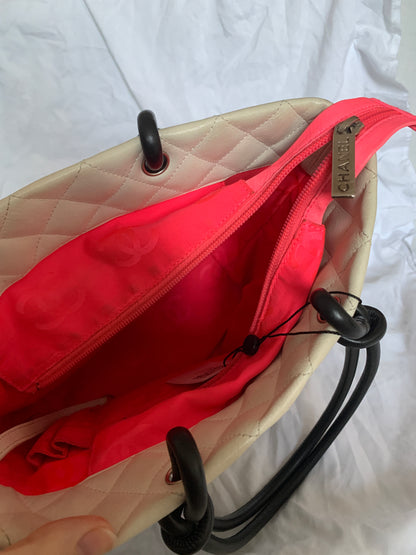 chanel cambon ligne tote bag