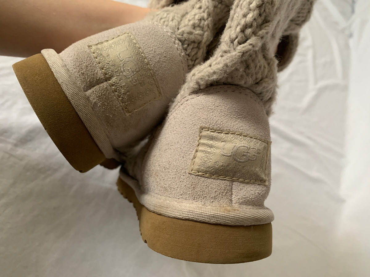 knitted ugg boots size 36