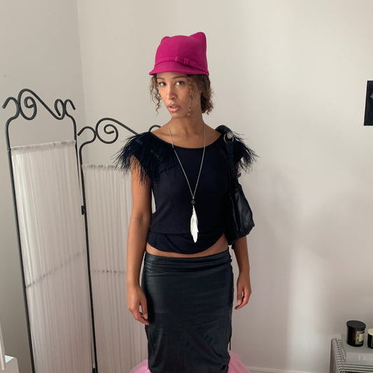feather top size xs/s
