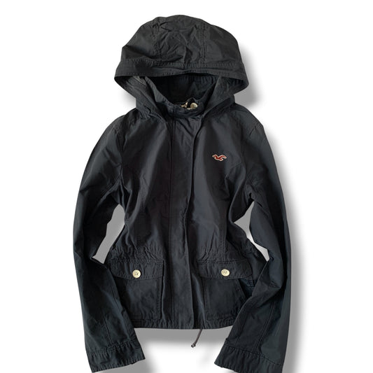 hollister rain jacket size s/m
