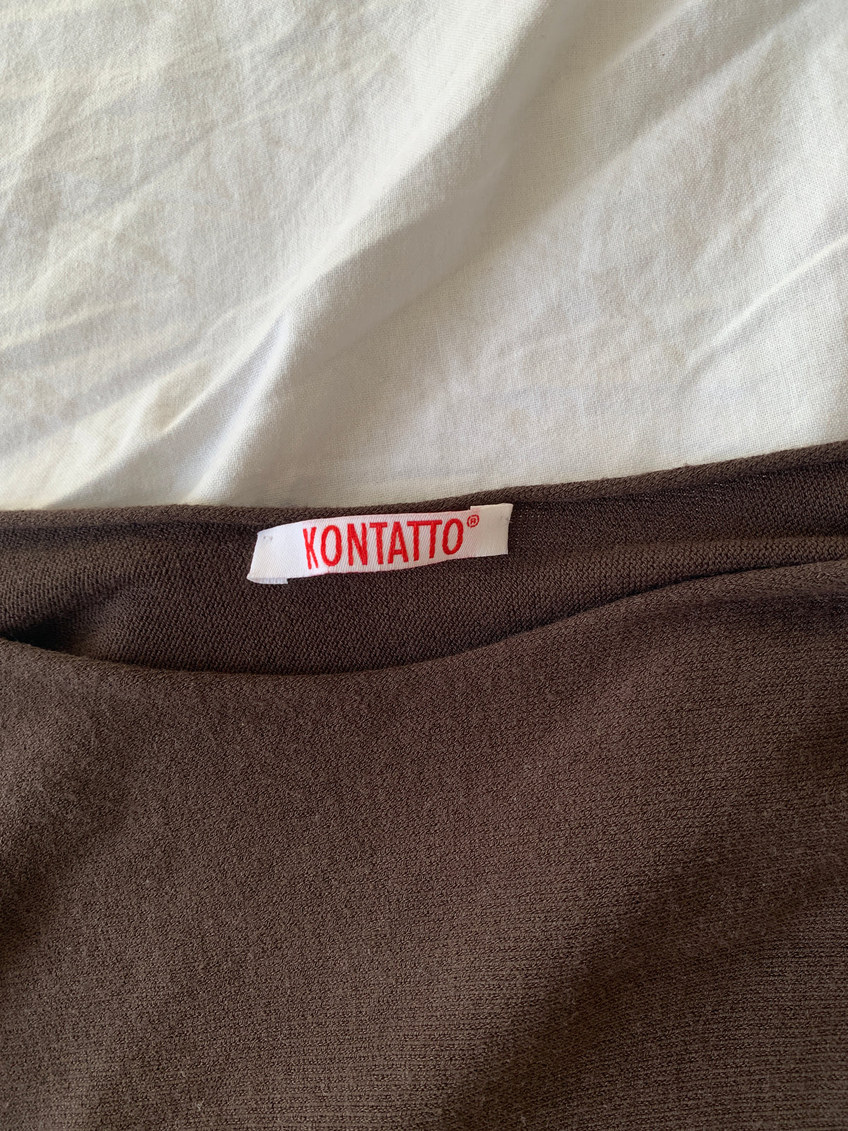 brown dress size s