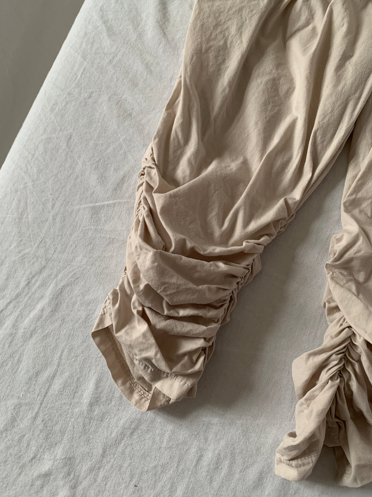 ruched calf harem trousers size xs