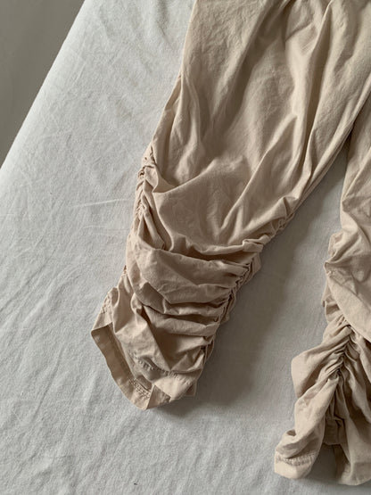 ruched calf harem trousers size xs