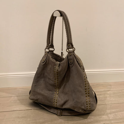 big slouchy studded bag