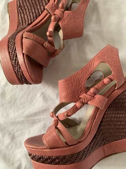 balenciaga wedges size 40