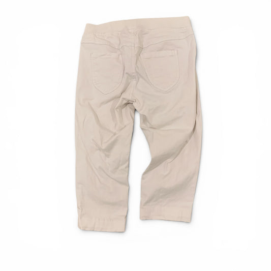 white capri pants size s
