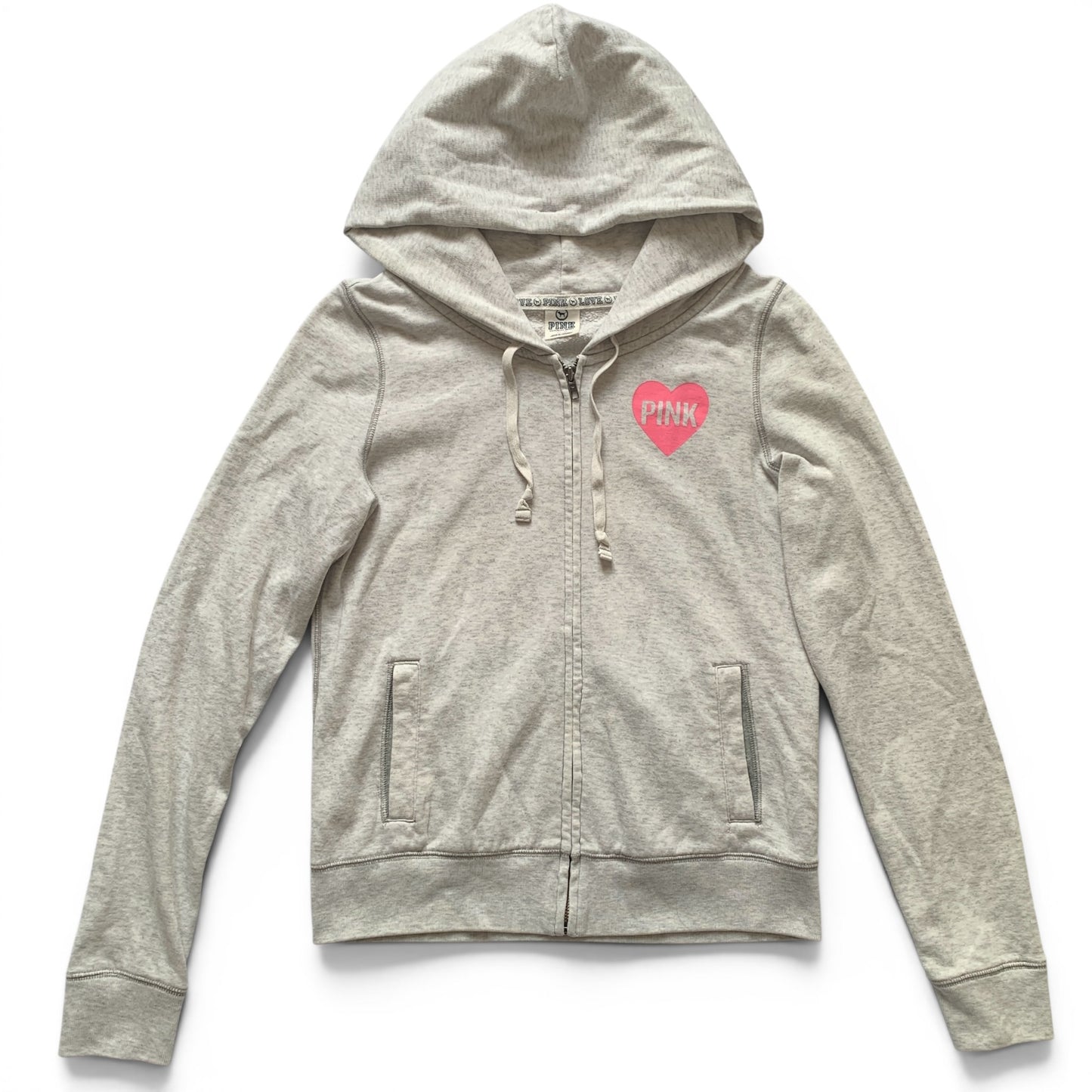 pink zip up size s/m
