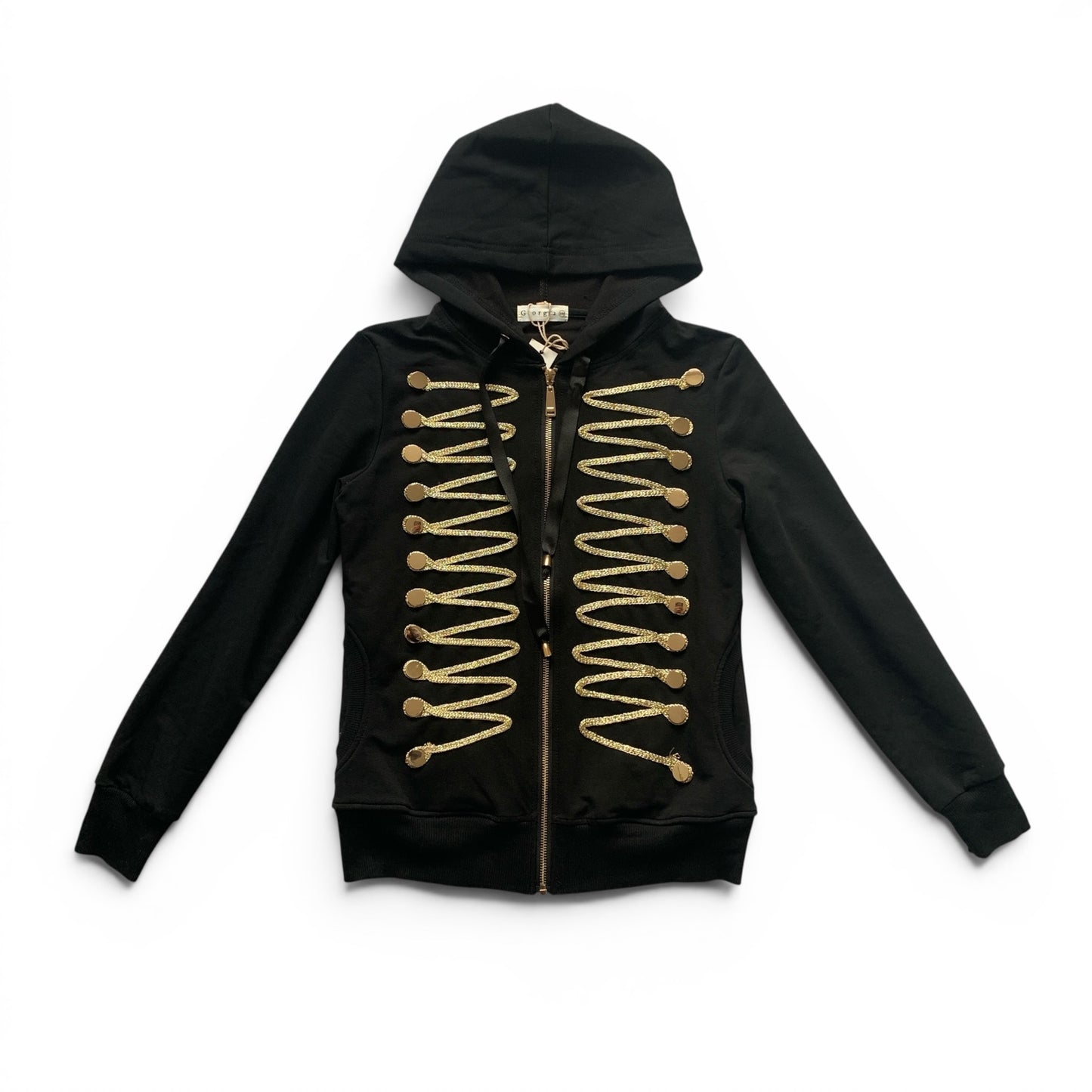 zip up hoodie size s/m