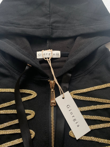 zip up hoodie size s/m